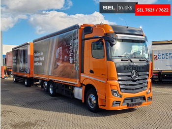 Plachtový nákladní auto Mercedes-Benz Actros 2548 / Retarder / Aluklappen / Euro 6E: obrázek 3