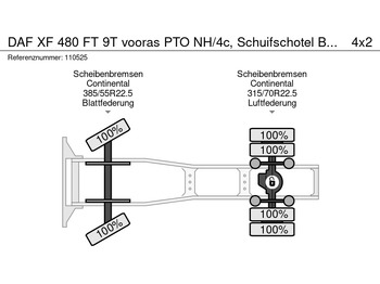 Nový Tahač DAF XF 480 FT 9T vooras PTO NH/4c, Schuifschotel B3 ALARM - COMING SOON: obrázek 2