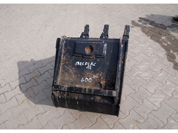 Lžíce na bagr Wyposażenie Mecalac Mecalac 10, 11, 12,   Łyżka kopiąca Mecalac 60cm: obrázek 4