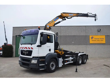 Hákový nosič kontejnerů, Auto s hydraulickou rukou MAN TGS 26.360: obrázek 2