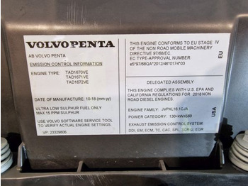 Nový Motor pro Průmyslová technika Volvo  TAD1672VE Engine (Industrial) New: obrázek 2