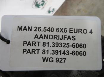 Poloosa pro Nákladní auto MAN 81.39325-6060//81.39143-6060 AANDRIJFAS 26.540 6X6: obrázek 5