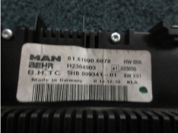 Elektrický systém pro Nákladní auto MAN 81.61990-6078 / 6096 / 6104 / 6114 / Kachelbediening: obrázek 3