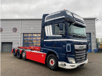 Hákový nosič kontejnerů DAF XF106-530 8X2 / AJK HOOKLIFT 25000KG / 9 TON FRONT AXLE / NAVI / ONLY:612482 KM / SSC / AUTOMATIC / EURO-6 / 2019: obrázek 2