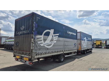 Plachtový nákladní auto DAF LF 260 FA EURO 6 valník s plachtou + hydraulické čelo - prodejné jen s přívěsem GTS P0471Z - cena je za celou soupravu: obrázek 3