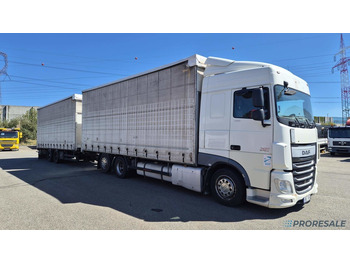 Plachtový nákladní auto DAF XF