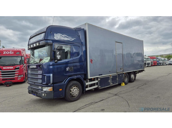 Skříňový nákladní auto SCANIA R124 LB 6X2 EURO 3 - skříňový + hydraulické čelo: obrázek 2