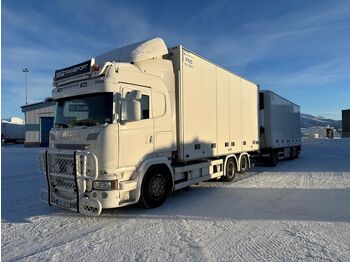 Skříňový nákladní auto SCANIA R 730