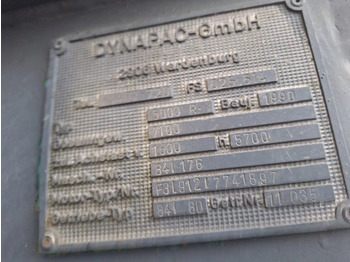 Technika pro ukládaní asfaltu Dynapac 5000R: obrázek 5