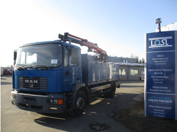 Auto s hydraulickou rukou, Nákladní automobil valníkový/ Plošinový MAN 12.284 EURO 2 ATLAS: obrázek 1