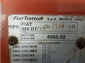 Kabina a interiér pro Traktor Fiat 980, Fiat 980dt, 680, 680dt, 880dt Instrument Panel 000000: obrázek 3