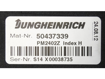 Řídicí blok pro Manipulační technika Jungheinrich 50437339 | Stuur regeling steering controller PM2402 Z Index H sn S: obrázek 2
