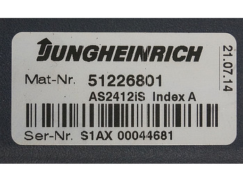 Řídicí blok pro Manipulační technika Jungheinrich 51226801 | Rij/hef/stuur regeling  drive/lift/steering controller A: obrázek 2
