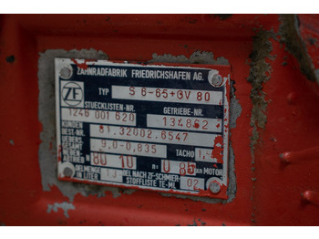 Převodovka pro Nákladní auto ZF S 6-65+GV 80 FOR MAN - MANUAL LEVER: obrázek 5 Převodovka pro Nákladní auto ZF S 6-65+GV 80 FOR MAN - MANUAL LEVER: obrázek 5