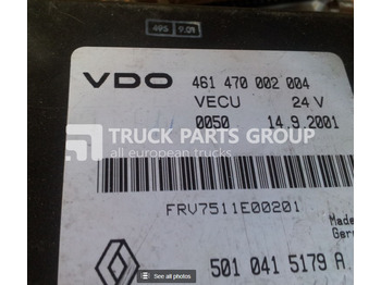 Řídicí blok pro Nákladní auto RENAULT DCI VECU VDO unit, EDC, ECU control unit: obrázek 2