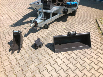 Mini rýpadlo, Přívěs Minibagger BK1500JS inkl. Anhänger *INKL.19% MWST*BERGER KRAUS*KUBOTA*JOYST*SCHAUFELPAKET*: obrázek 3