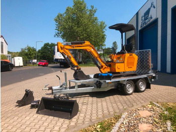 Mini rýpadlo, Přívěs Minibagger BK1500JS inkl. Anhänger *INKL.19% MWST*BERGER KRAUS*KUBOTA*JOYST*SCHAUFELPAKET*: obrázek 2