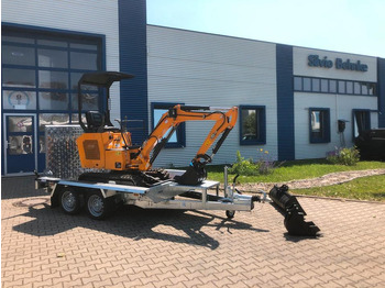 Mini rýpadlo, Přívěs Minibagger BK1500JS inkl. Anhänger *INKL.19% MWST*BERGER KRAUS*KUBOTA*JOYST*SCHAUFELPAKET*: obrázek 5