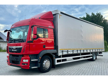 Plachtový nákladní auto MAN TGM 18.290 / FIRANKA / 22 PALETY / AUTOMAT / EURO 6 / SYPIALKA / ŁADOWNOŚĆ 9 700: obrázek 2