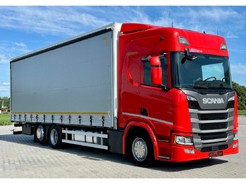 Plachtový nákladní auto SCANIA R 410