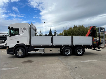 Nákladní automobil valníkový/ Plošinový, Auto s hydraulickou rukou SCANIA R450,  2018, PALFINGER PK 22002 +RC: obrázek 5