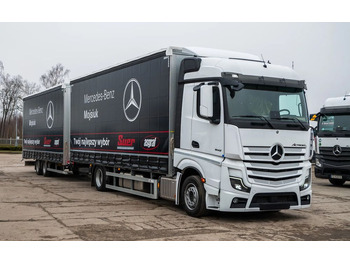 Plachtový nákladní auto MERCEDES-BENZ Actros 1842
