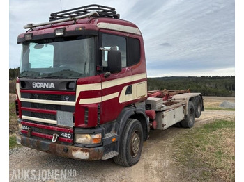 Hákový nosič kontejnerů SCANIA R124