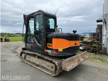 Rýpadlo 2019 Hardlife HE80 beltegraver med 882 timer! - Tiltrotator - 2 skuffer: obrázek 5