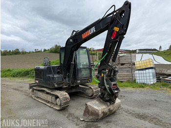 Rýpadlo 2019 Hardlife HE80 beltegraver med 882 timer! - Tiltrotator - 2 skuffer: obrázek 2
