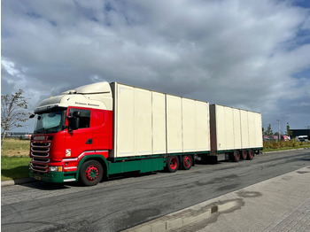 Skříňový nákladní auto SCANIA R 450