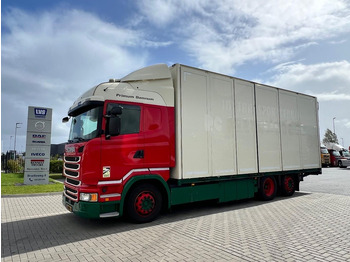 Skříňový nákladní auto SCANIA R 450