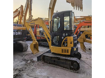 Mini rýpadlo Small mini excavator komatsu PC55MR  Komatsu PC55  crawler excavator for sale: obrázek 2