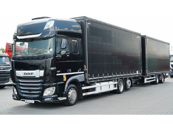 Plachtový nákladní auto DAF XF 480