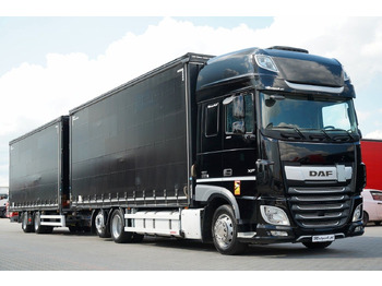 Plachtový nákladní auto DAF XF 480 / ZESTAW TANDEM / 120 M3 / PRZEJAZDOWY /: obrázek 4