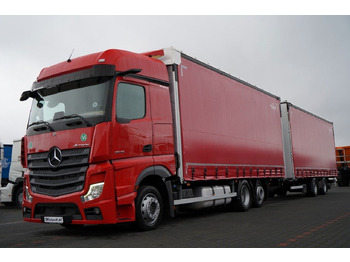Plachtový nákladní auto MERCEDES-BENZ Actros 2545