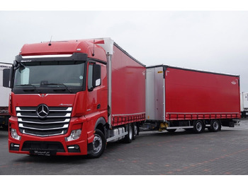 Plachtový nákladní auto MERCEDES-BENZ Actros 2548