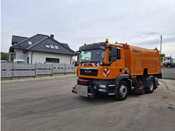 Zametací vůz MAN TGM 18.250 Zamiatarka Kupper Weisser BROCK 2 Motoren Szczotki L/R PM10 Odchwaszczarka: obrázek 3