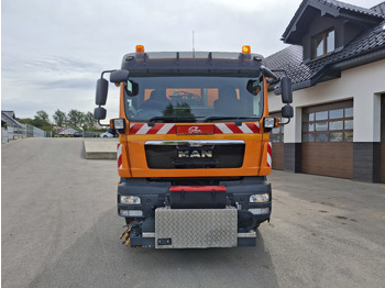 Zametací vůz MAN TGM 18.250 Zamiatarka Kupper Weisser BROCK 2 Motoren Szczotki L/R PM10 Odchwaszczarka: obrázek 2