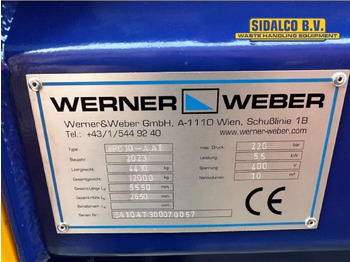 Nový Vanový kontejner Werner & Weber MPC 10 met kiep systeem portaalarm opname: obrázek 3