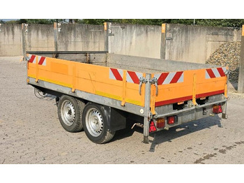 Přívěs plato/ Valník Mersch Hochlader Tieflader mit Auffahrrampen Anhänger PKW Tandemanhänger Wechselzugöse Höhenverstellbare Zugdeichsel: obrázek 3