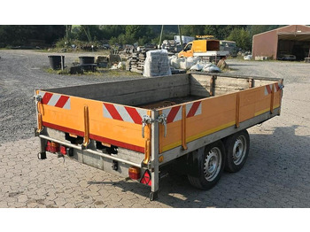 Přívěs plato/ Valník Mersch Hochlader Tieflader mit Auffahrrampen Anhänger PKW Tandemanhänger Wechselzugöse Höhenverstellbare Zugdeichsel: obrázek 4