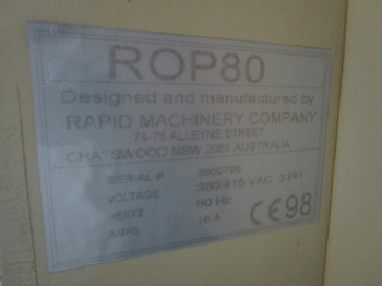 Tiskařský stroj HUBSTANZE RAPID PRINT ROP80 MIT PRÄGEEINHEIT VON OBEN UND UNTEN: obrázek 4