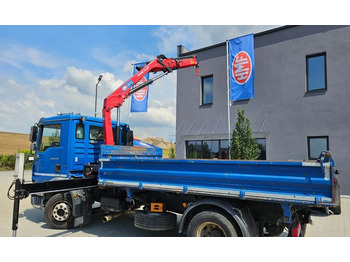 Auto s hydraulickou rukou, Nákladní automobil valníkový/ Plošinový MAN TGM BL 4x2 HDS HMF 810-K1 MCS + nowy żuraw kran crane: obrázek 5