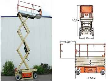 Nůžková plošina JLG