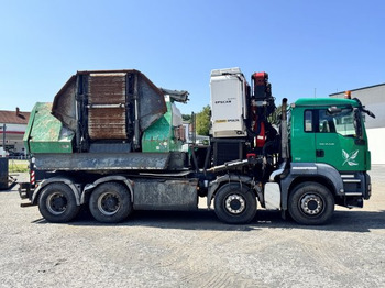 Nákladní auto, Štěpkovač MAN TGS 35.540 8x4  mit Komptech-Zusatzeinheit: obrázek 4