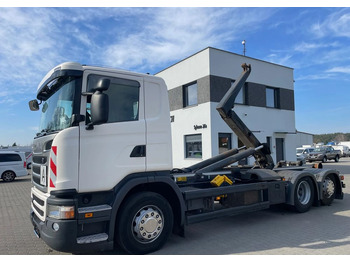 Hákový nosič kontejnerů SCANIA R 410