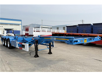 Nový Návěs-podvozek pro dopravu kontejnerů TITAN 3 Axle 40 foot Container Trailer for Sale In Senegal: obrázek 2