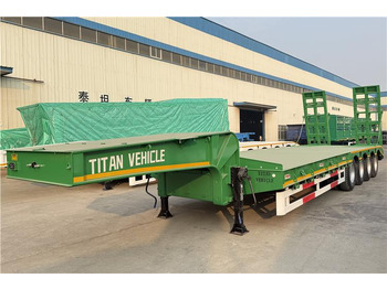 Nový Podvalníkový návěs TITAN 4 Axle 100 Ton Low Bed Truck Trailer for Sale In Zimbabwe: obrázek 3