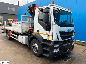 Nákladní automobil valníkový/ Plošinový, Auto s hydraulickou rukou Iveco Stralis 310 EURO 6, Palfinger, Remote, Steelsuspension: obrázek 4