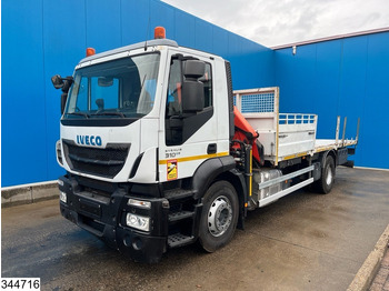 Nákladní automobil valníkový/ Plošinový, Auto s hydraulickou rukou Iveco Stralis 310 EURO 6, Palfinger, Remote, Steelsuspension: obrázek 2